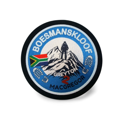 Material Badge - Boesmanskloof 7cm diameter
